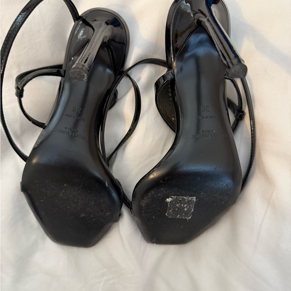 Saint Laurent Black Women's Sandals - Picture 6 of 7